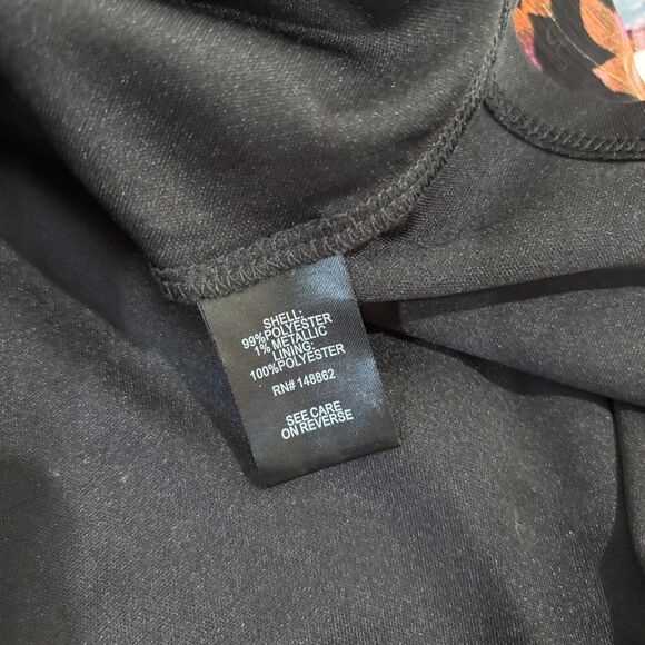 Torrid 2 Black Pink Floral Tiered Mini Skirt Ruffles Skater 2X Whimsigoth Flirty - Picture 6 of 7